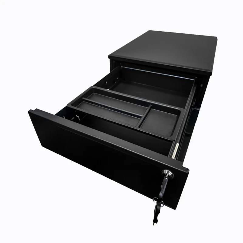 Modern stylish metal pedestal drawer from Iconic office furniture.