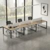 Office Furniture Workstations desk, Office Desks, Office Furniture in Dubai.Ally Face to Face Workstation desks for 6 People