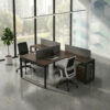 Fusion Face to Face Workstation for 2 People with Storage