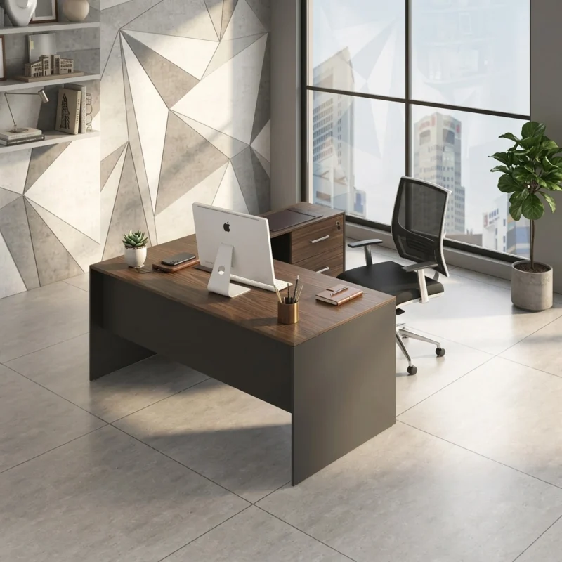 Zin Manager Desk LShape