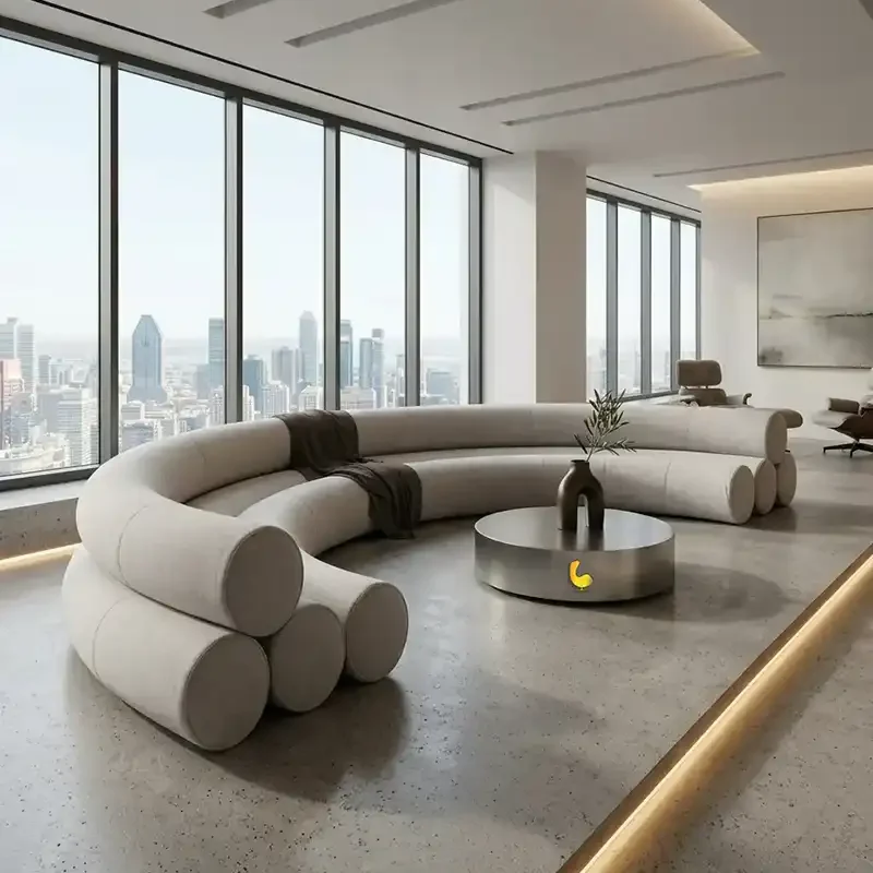 Aura Curve Sofa -Office Furniture in Dubai