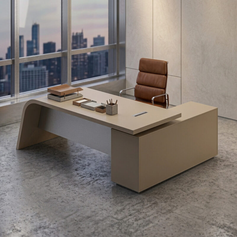 Cane Executive Desk by Iconic Office Furniture