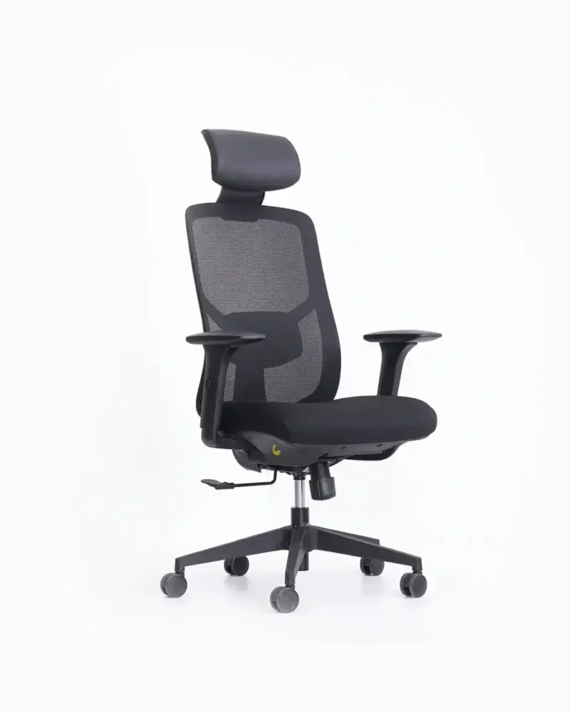 New Sella Black Ergonomic Chair