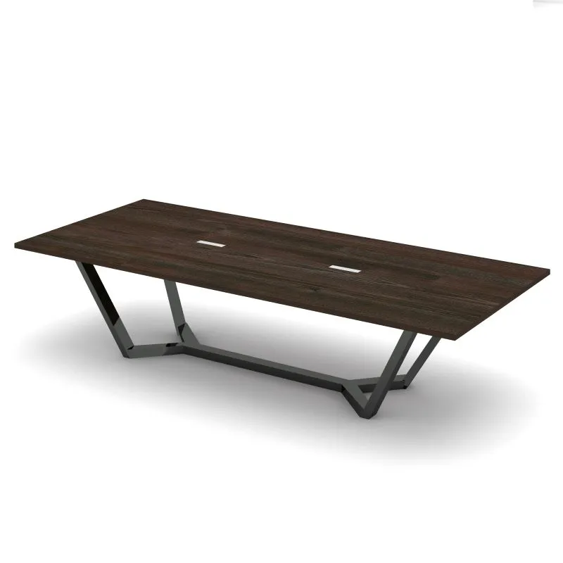 Office Desks in Dubai, Meeting table having daimond style leg