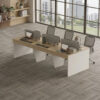 Zoe Box workstation desk Face to Face 6 ppl