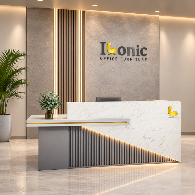 Office furniture in Dubai, Furniture for office, Office desks, Aj Reception Desk