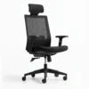 Zin Mesh Chair with adjustable features in black.
