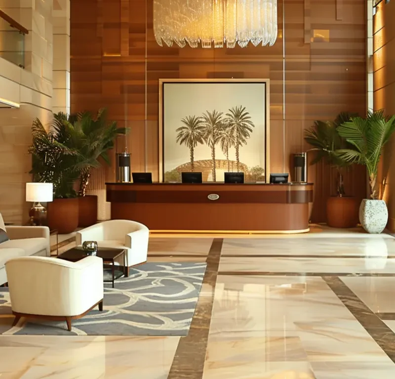 office reception and lounge area, office reception desk