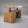 Ergo custom height-adjustable executive desk