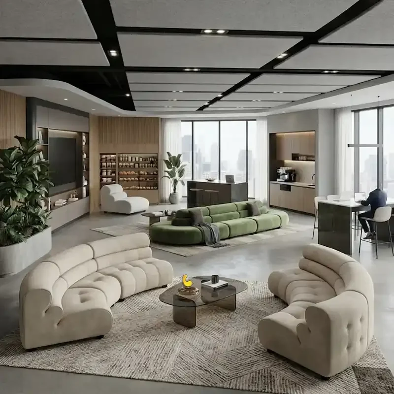 Regent Curve Sofa - Office Furniture in Dubai