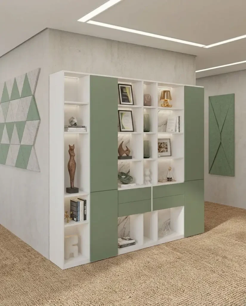 Office Furniture Matrix Display Cabinet