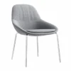 The premium, modern low-back fabric visitor chair is the best choice for stylish and comfortable seating.