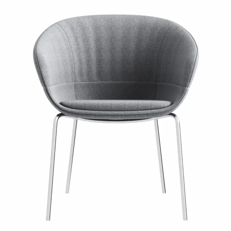 The premium, modern low-back fabric visitor chair is the best choice for stylish and comfortable seating.