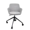 The premium, modern liz medium-back fabric meeting chair is the best choice for stylish and comfortable seating for any meeting room.