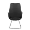 The premium, modern low-back leather visitor chair is the best choice for stylish and comfortable seating.