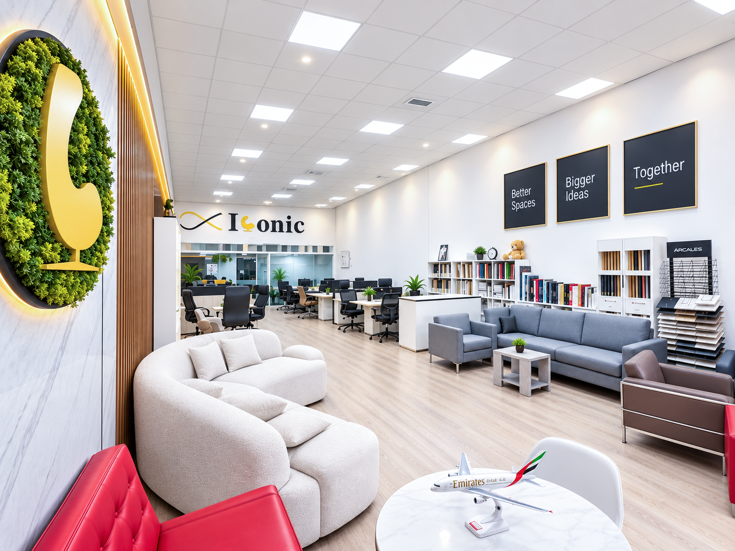 Office furniture supplier Dubai showroom in Al Quoz – Iconic Office Furniture