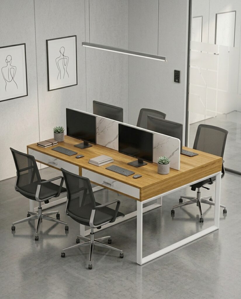 Luca Workstation Desk L