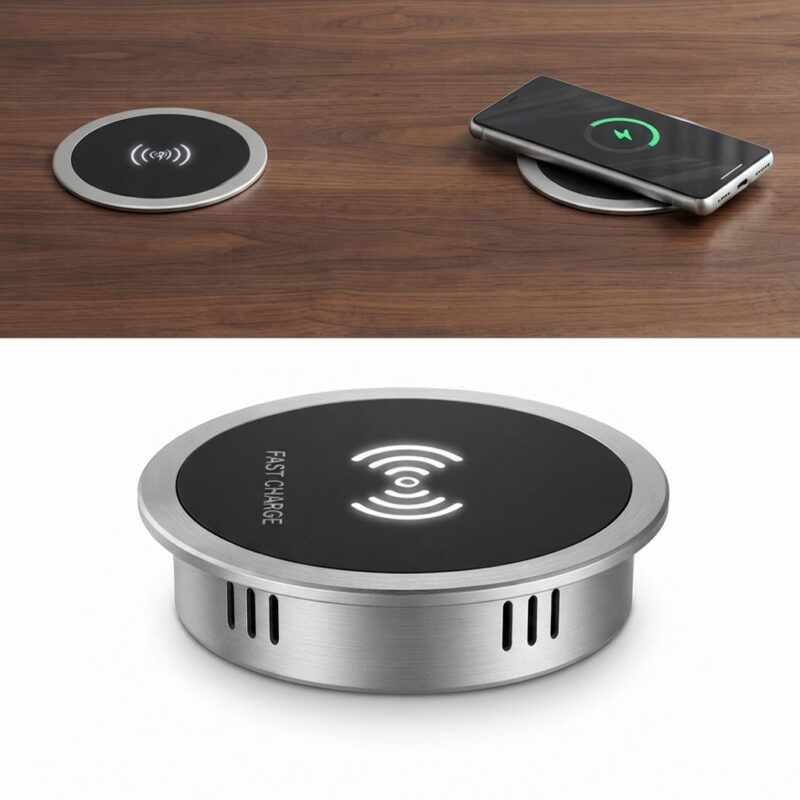 Flush-Mount Wireless Fast Charger