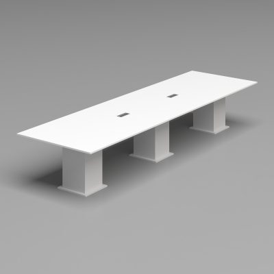 Office furniture extra long meeting table with box wooden leg